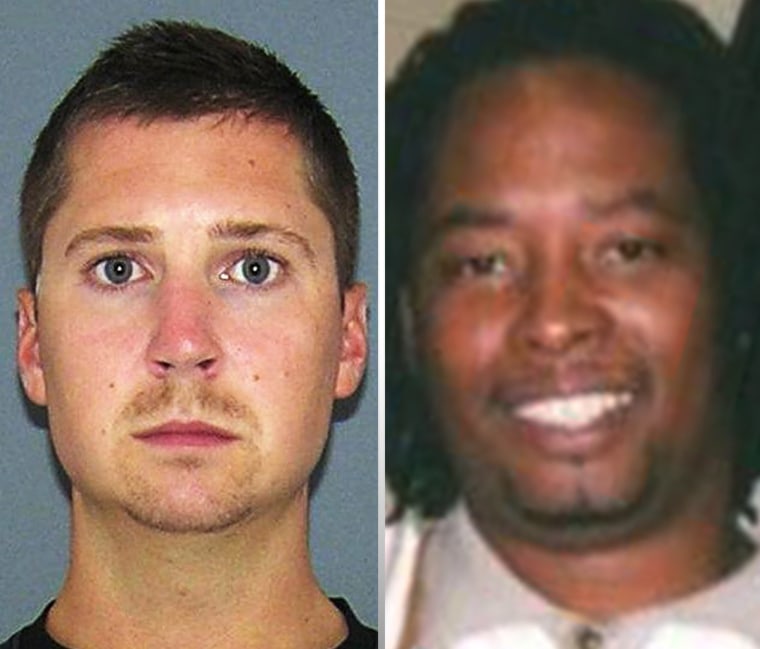 Former University of Cincinnati police Officer Ray Tensing (left) is facing murder charges in the 2015 traffic stop shooting death of driver Samuel DuBose.