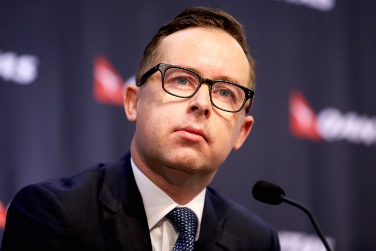 Qantas Airways CEO Alan Joyce Presents Half-Year Results