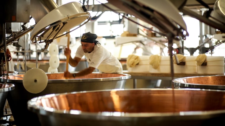 The Sikh Cheesemaker in Parma, Italy.