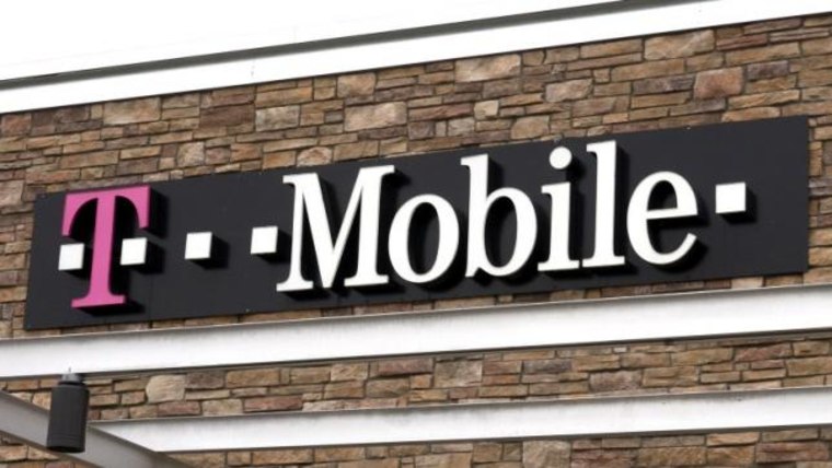 The T-Mobile store sign is seen in Broomfield, Colorado