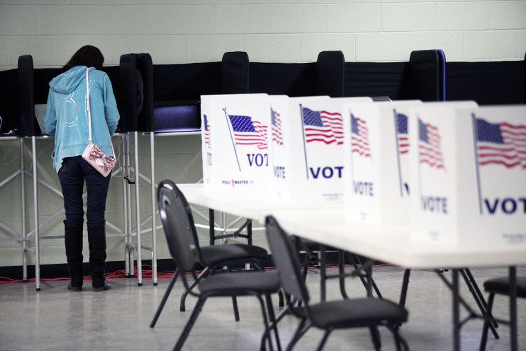 Image: Michigan Voters Head To The Polls For The State's Primary