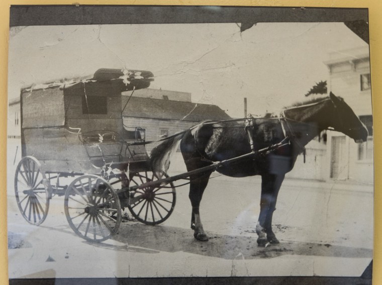 When Ching Lee Laundry opened in 1876, the Yee family rode in horse-drawn carriages to pick up orders.