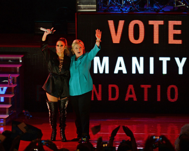 Image: Hillary Clinton presidential campaigning, Miami, USA - 29 Oct 2016