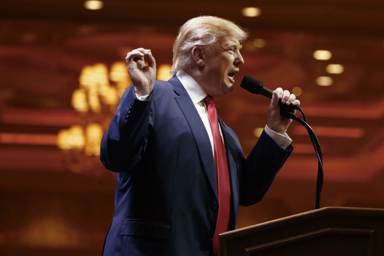 IMAGE: Donald Trump on Sunday in Las Vegas