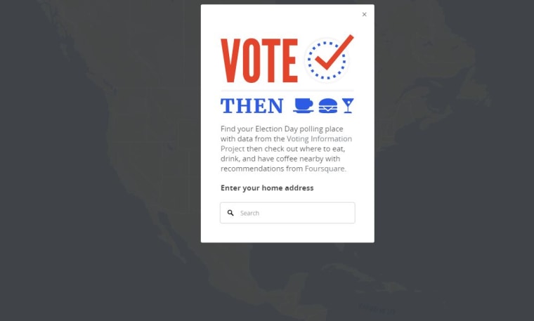 Foursquare's Find Your Polling Place