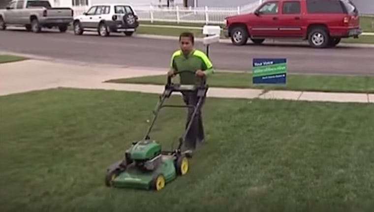 Brandon Bakke mowed lawns to buy dad's gravestone 