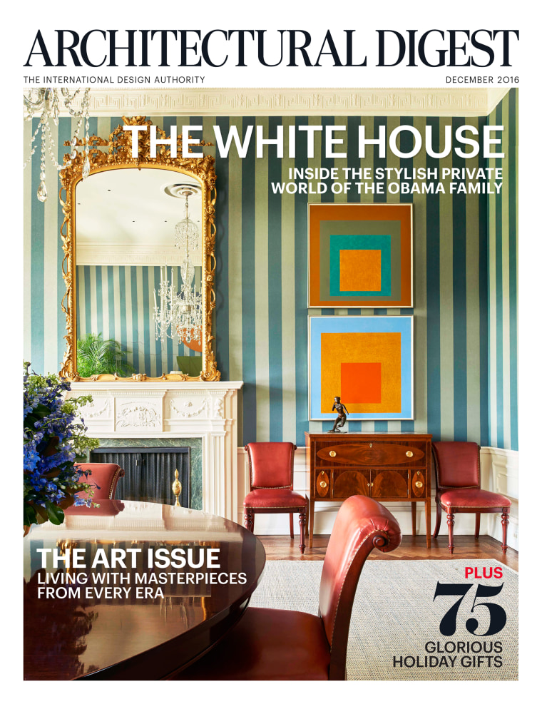 Architectural Digest cover December 2016