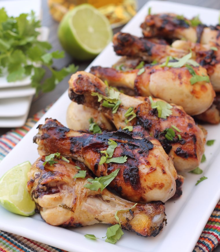 Honey Tequila Lime Chicken Drummies