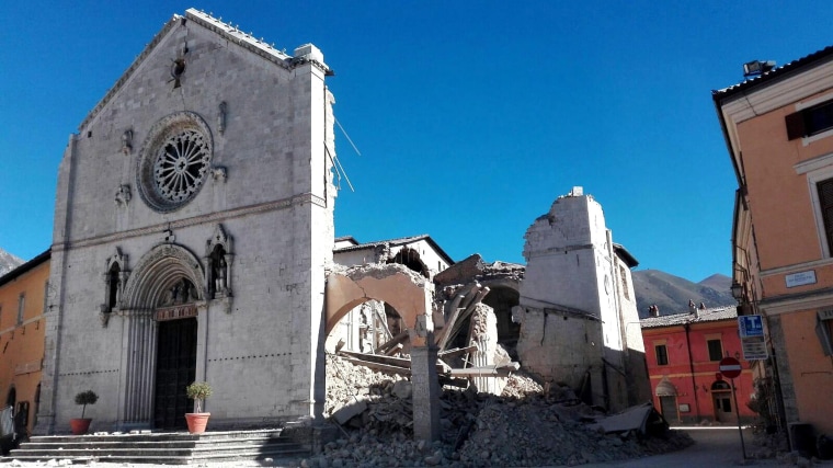 Image: Basilica of St. Benedict in Norcia, Italy