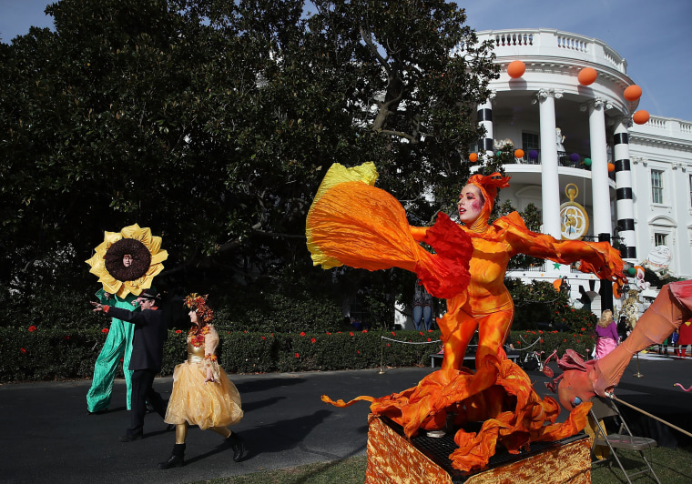 Image: President Obama And First Lady Host Halloween Event At The White House