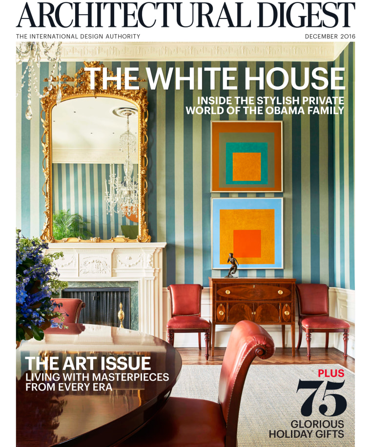 Image: The December 2016 issue of Architectural Digest