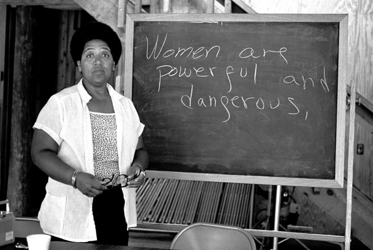 Author Audre Lorde.