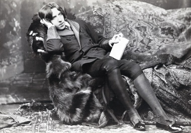 Oscar Fingal O'Flahertie Wills Wilde 1854 1900 Irish novelist playwright freemason wit Photograph by Napoleon Sarony