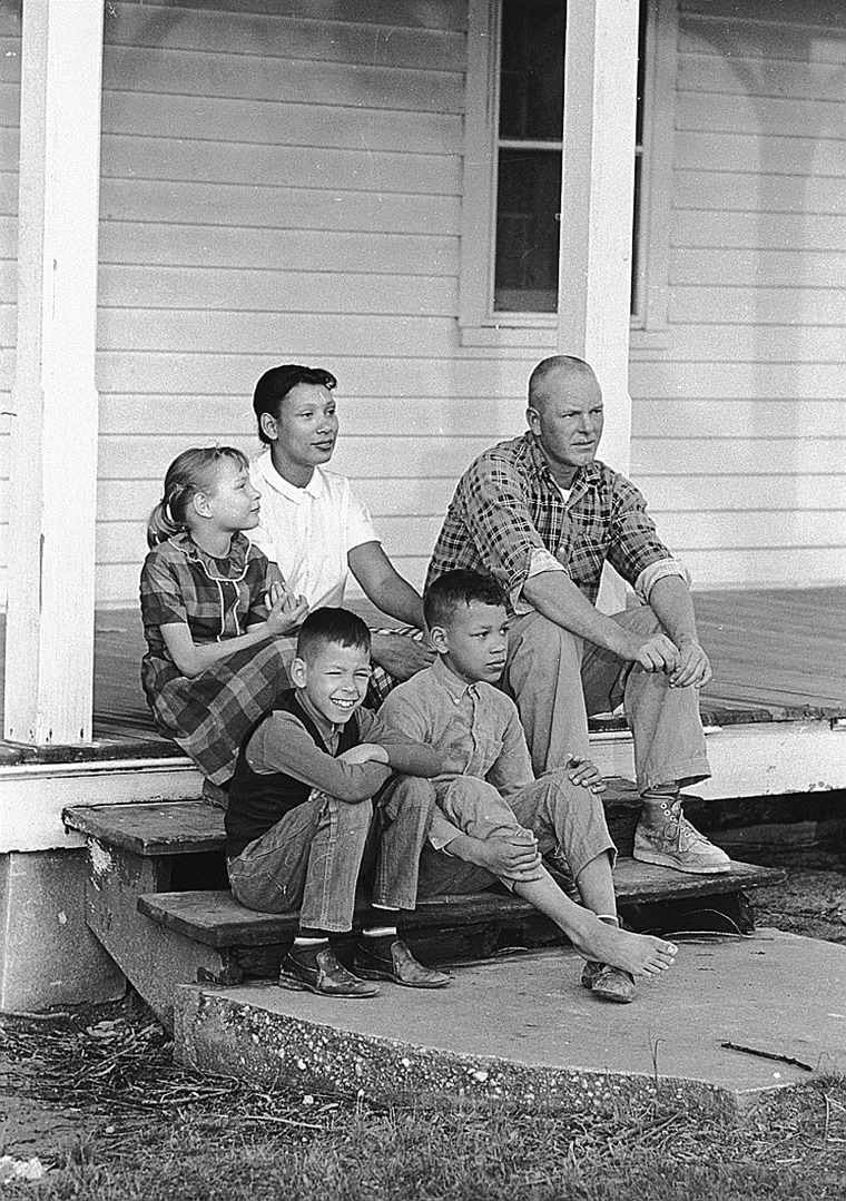 Image: Richard and Mildred Loving in 1967