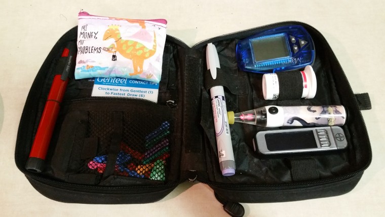 Dorian's insulin kit