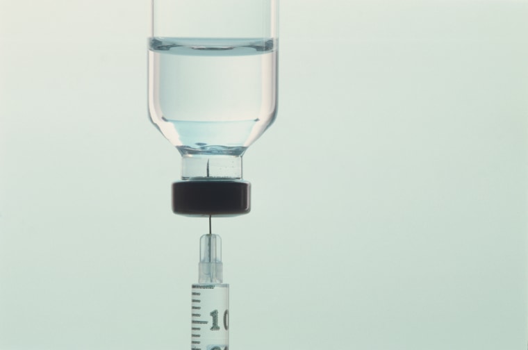 Syringe With Insulin Bottle