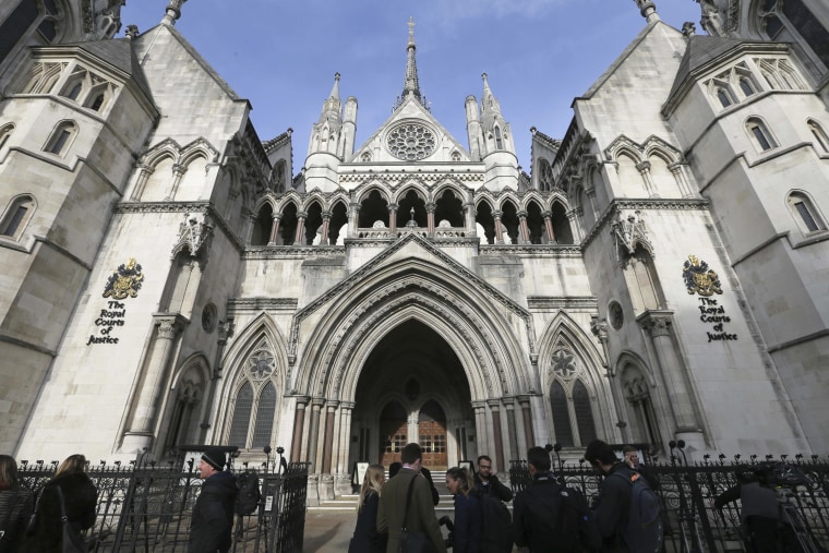 Image: The High Court in London