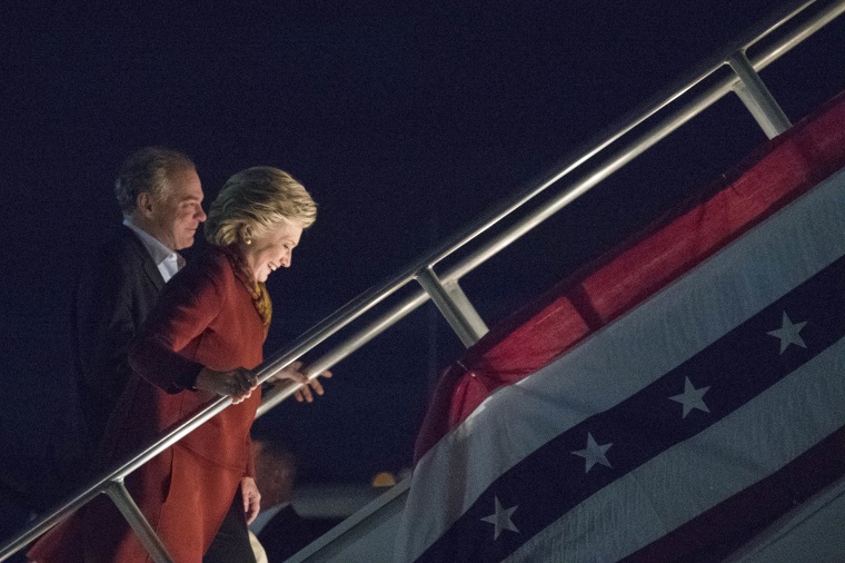 Image: Hillary Clinton, Tim Kaine