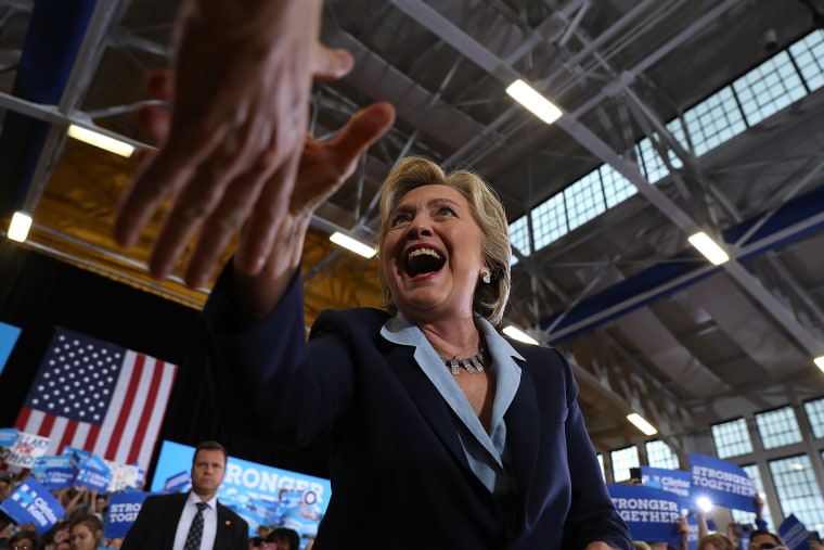Image: BESTPIX Hillary Clinton Attends Voter Registration Event In Akron,OH