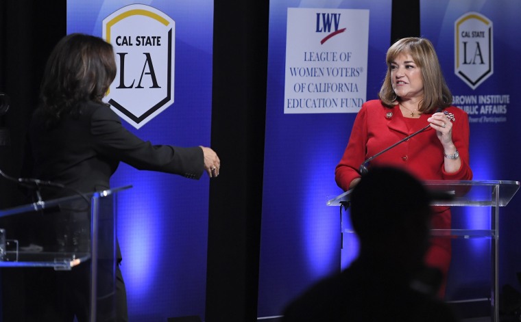 Kamala Harris and Loretta Sanchez