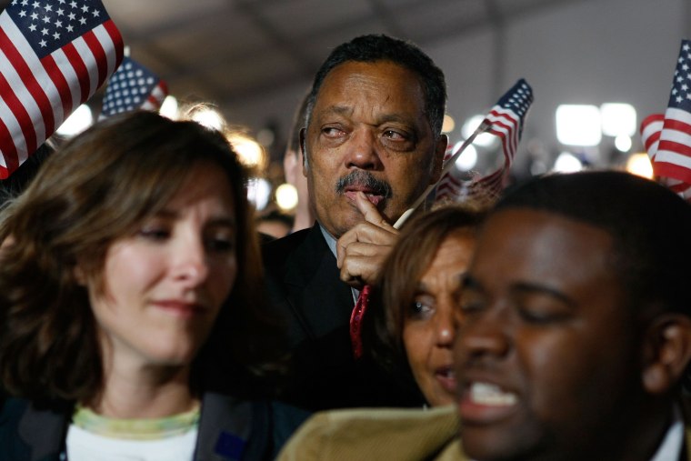 Image: Barack Obama Holds Election Night Gathering In Chicago's Grant Park