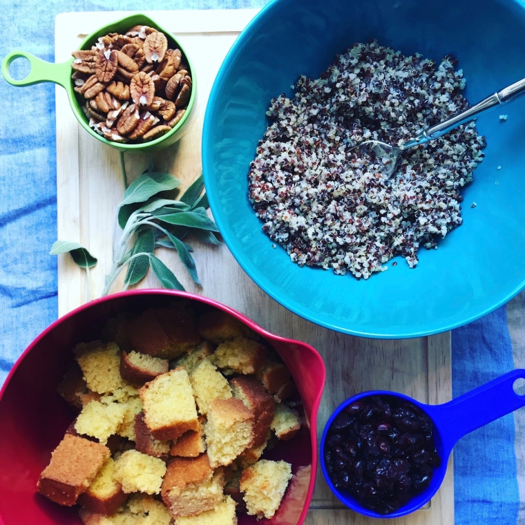 Quinoa stuffing ingredients