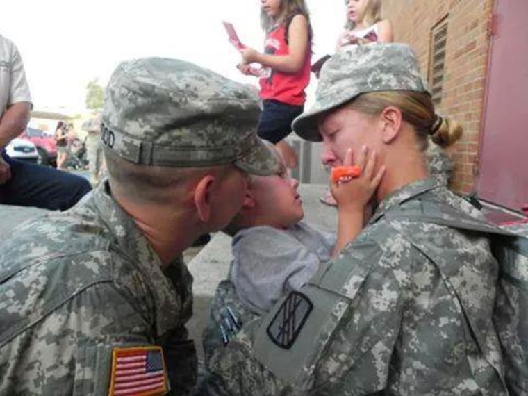 Military moms and dads