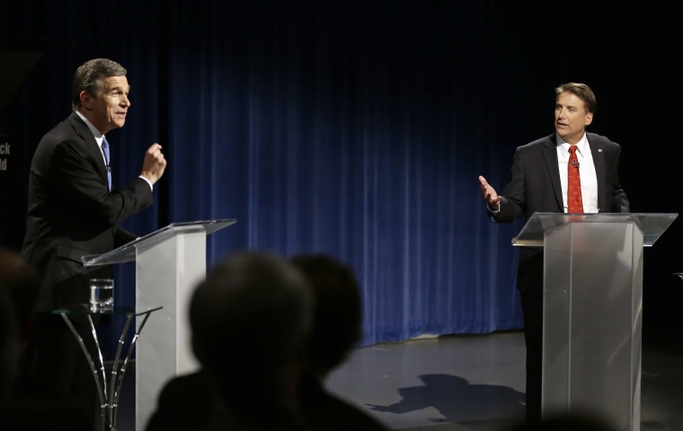 Image: Pat McCrory, Roy Cooper