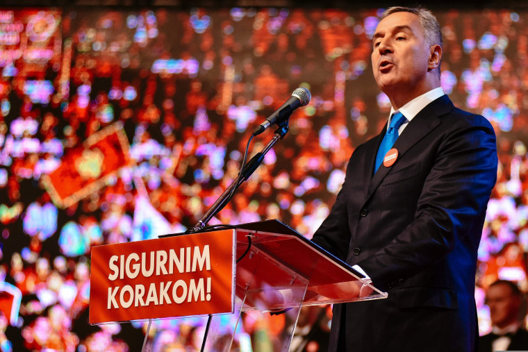 Image: Montenegrin Prime Minister Milo Djukanovic