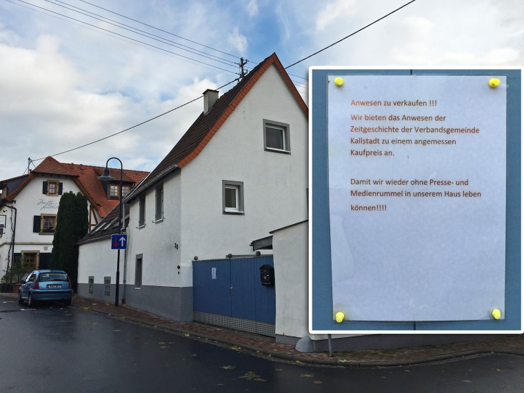 Image: A house that once belonged to Donald Trump's ancestors in Kallstadt, Germany