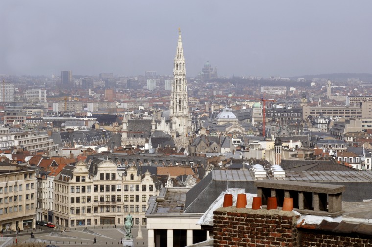 The skyline of Brussels