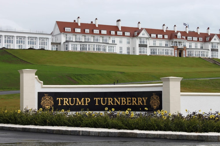 Image: Hotel at Trump Turnberry golf resort in Scotland