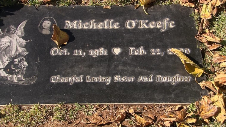 Michelle O'Keefe's grave site