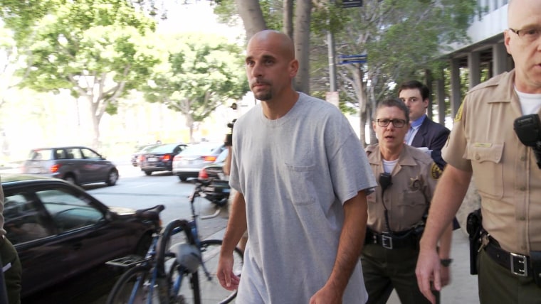 Raymond Jennings leavnig the courthouse after a judge released him on his own recognizance.