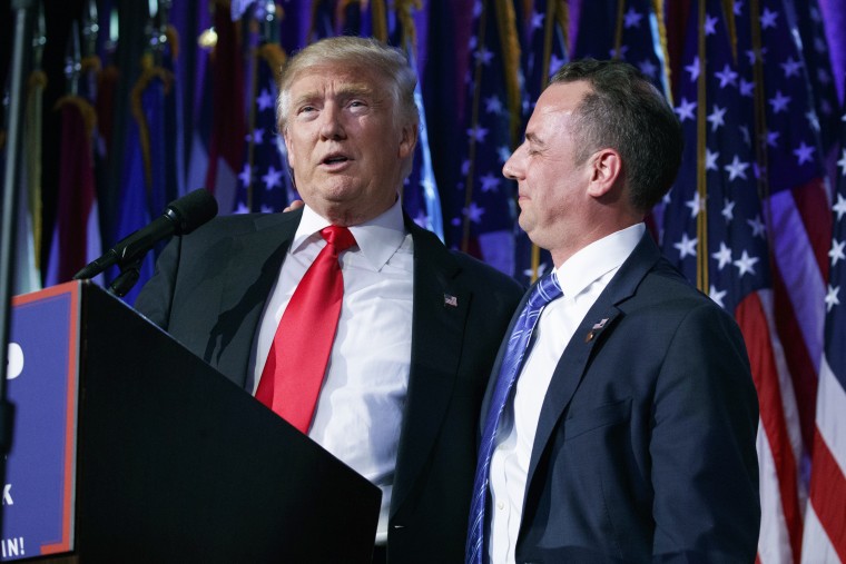 IMAGE: Donald Trump and Reince Priebus