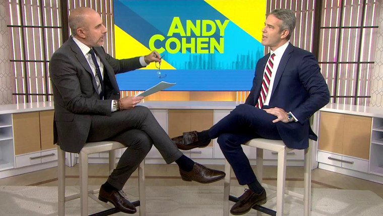 Andy Cohen interview with Matt LauerTODAY, November 14 2016.