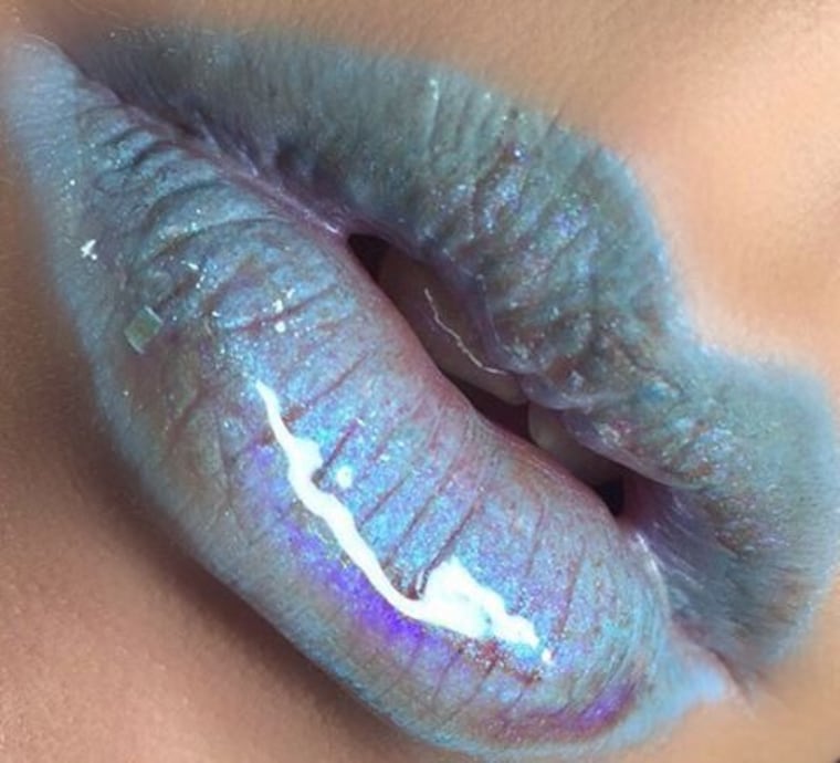 Blue deals lip color