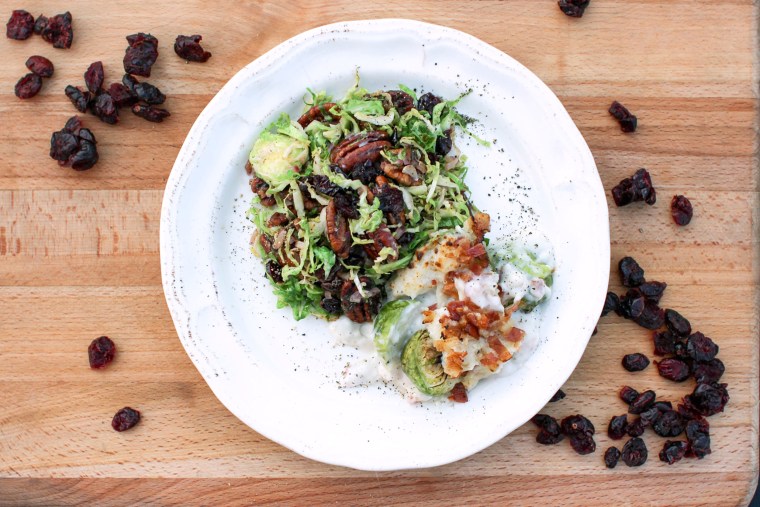 Turkey Trot: Sunny Anderson's brussels sprout saladTODAY, November 16, 2016.