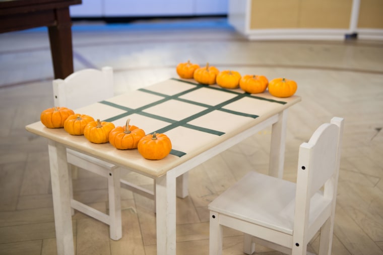 Who wants to play some pumpkin tic-tac-toe?