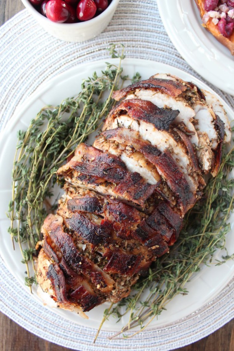 Gluten-Free Bacon Wrapped Turkey Breast recipe