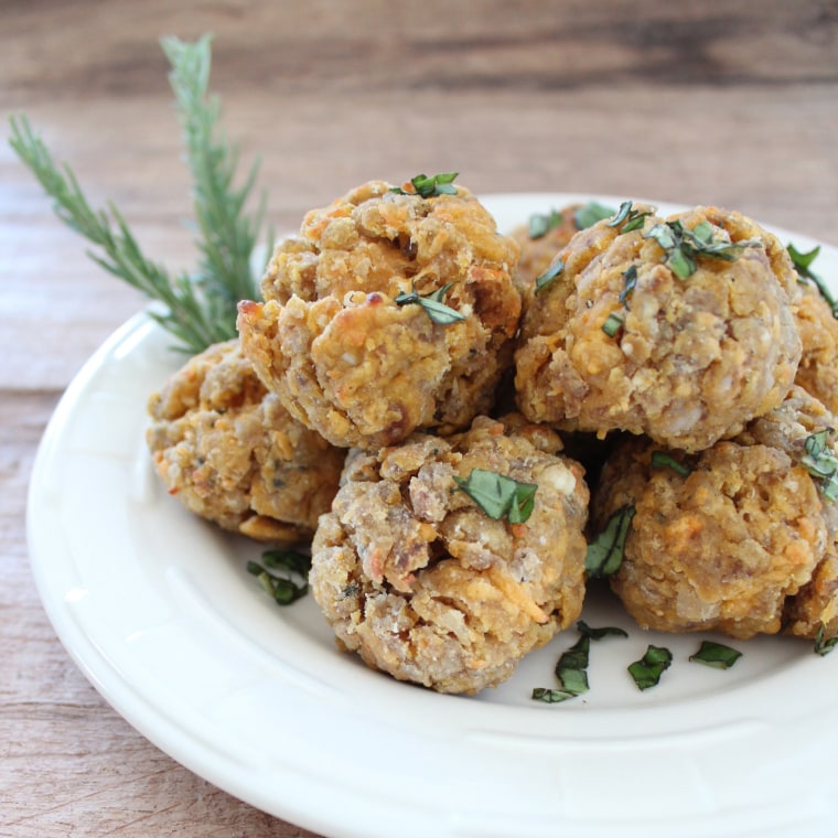 Gluten-Free Sweet Potato Sausage Balls