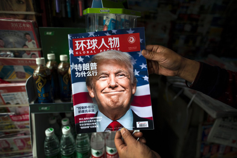 Image: Donald Trump on cover of Chinese magazine