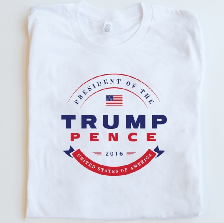 Image: A T-shirt sold on Donald Trump's campaign website