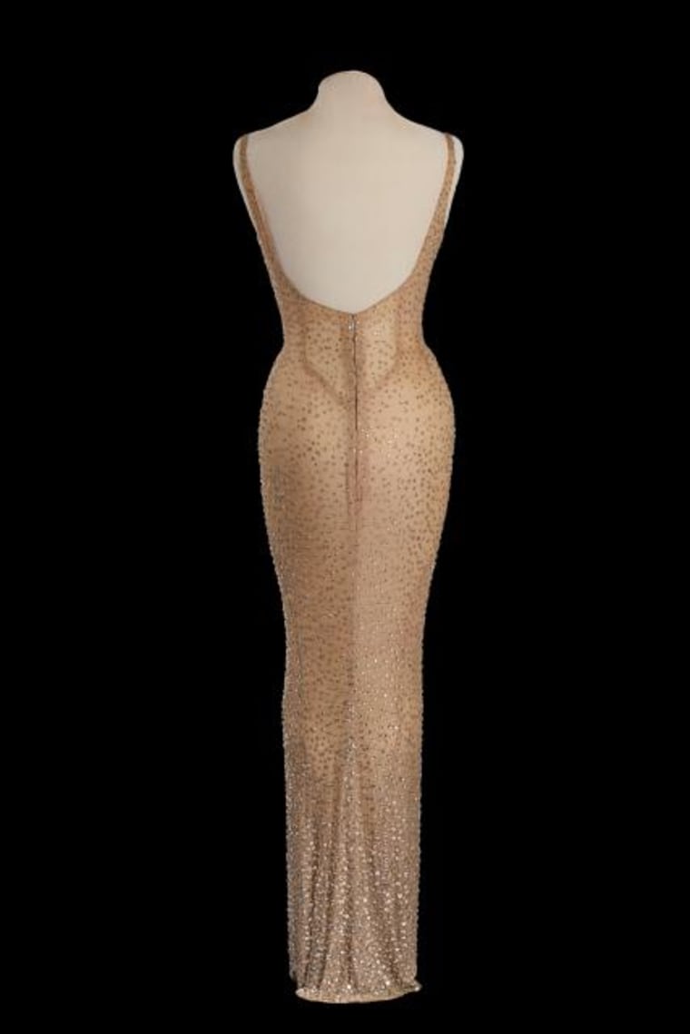 World's most expensive dress, worn by Marilyn Monroe for JFK, goes on  display