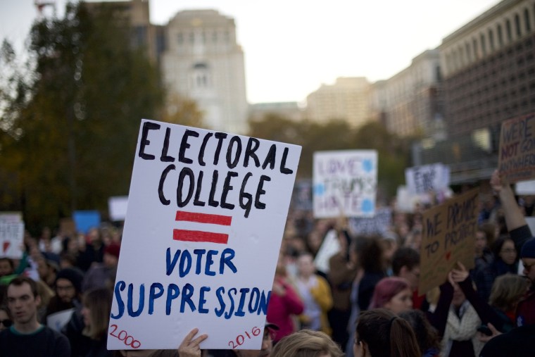 Image: Anti-Trump Protestors Continue To Demonstrate Across The Country