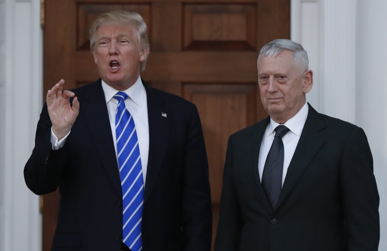 Image: President-elect Donald Trump with retired Marine Corps Gen. James Mattis