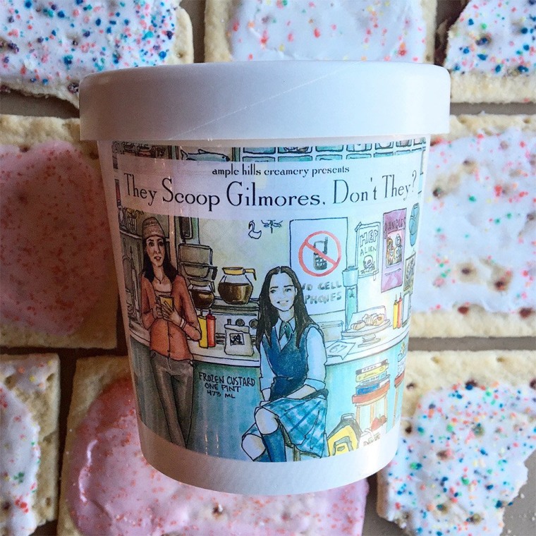 Go ahead, eat all your happy feelings with this Gilmore Girls ice cream. 