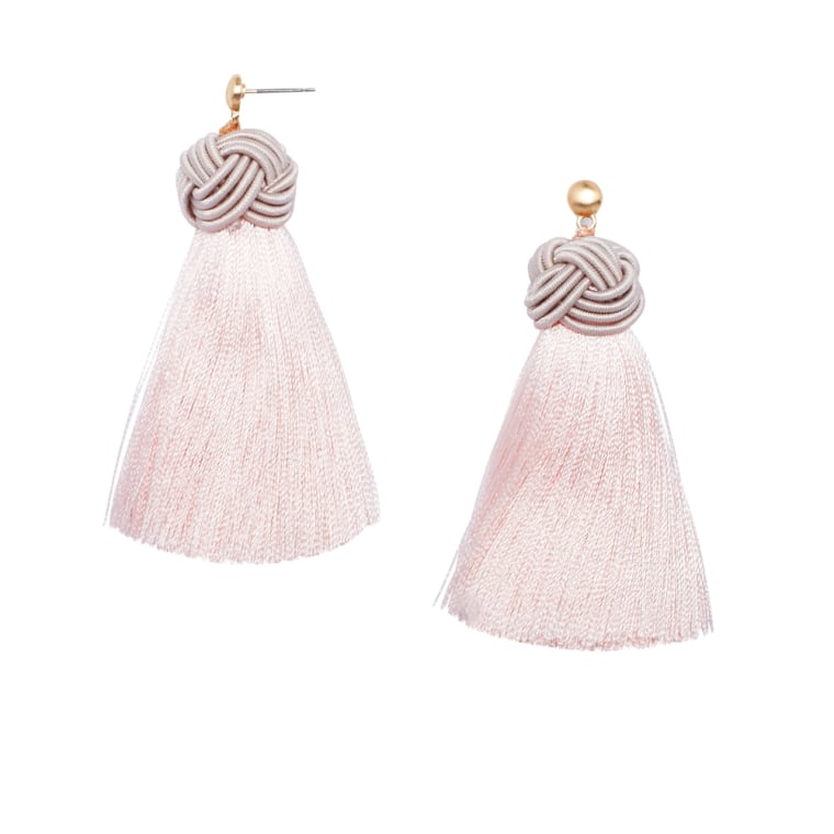 HART rose tassel earrings