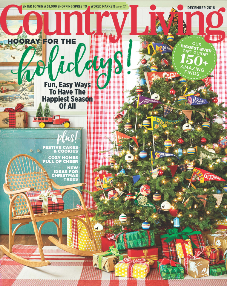 Country Living December 2016 issue