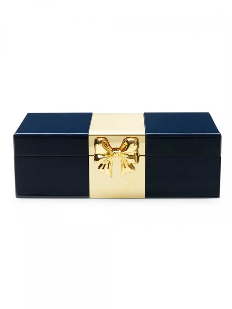 This demure bauble box is chic and pretty all at once.